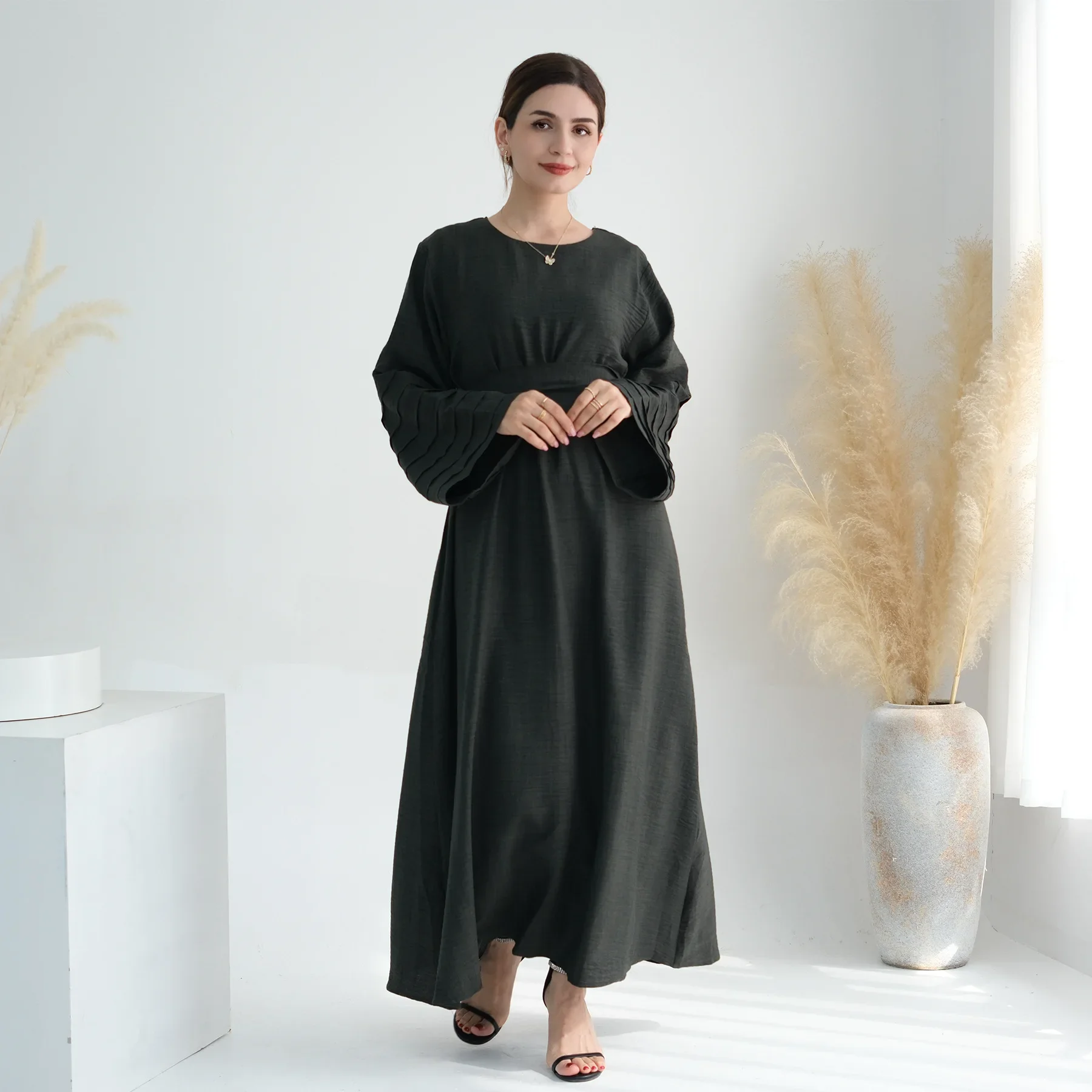 Vestido modesto musulmán UNI, ropa de oración de Ramadán para mujer, Abaya de Dubái, Turquía, Abayas islámicas, caftán, bata femenina musulmana
