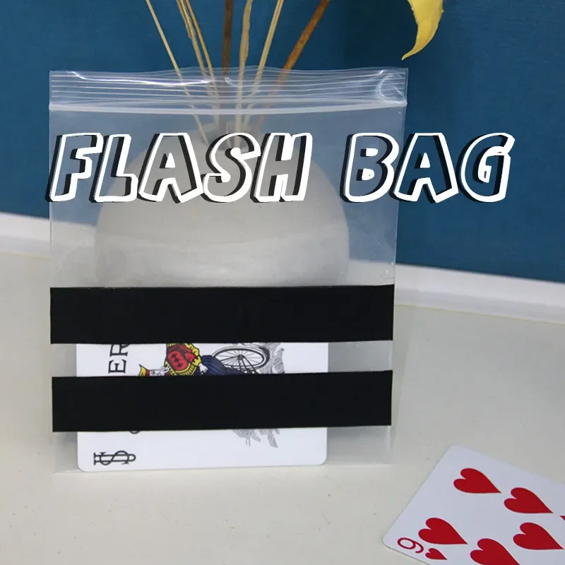 

Flash Bag Close Up Magic Trick Beginner Magician Magia Magie Illusion Visual Magic Props Accessory Gimmick + Tutorial