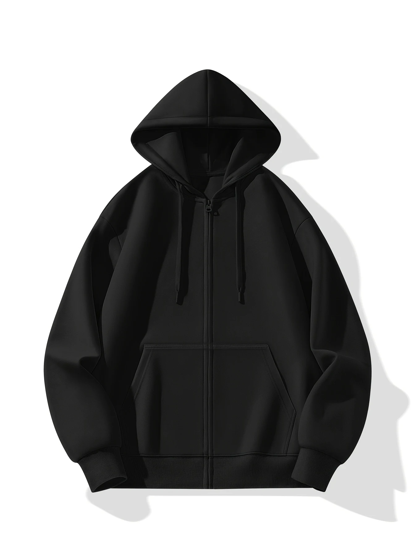 Felpa con cappuccio con cerniera stampata con logo sul petto Attack on Titan Autunno/Inverno New American Hip Hop Plus Size Top maglione allentato casual da uomo