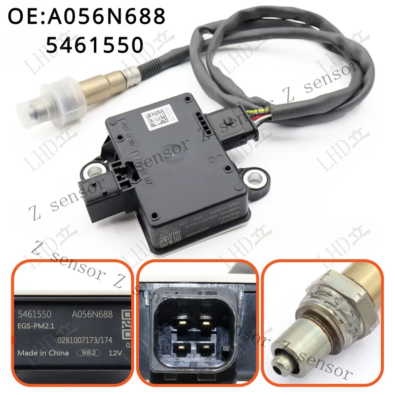 Z+ Diesel Particulate Sensor 5461550 A056N688 0281007173 0281007174 For Cummins/