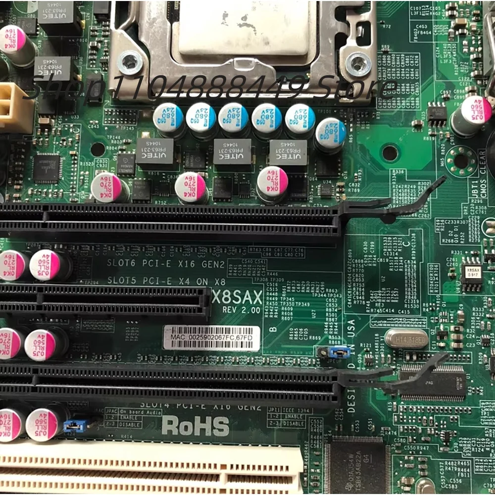 

X8SAX REV: 2.00 Industrial control motherboard