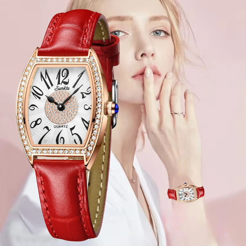 

LIGE Fashion Luxury Women Watch Elegant Retro Leather Strap Casual Waterproof Quartz Watches for Woman Ladies Clocks Reloj Mujer