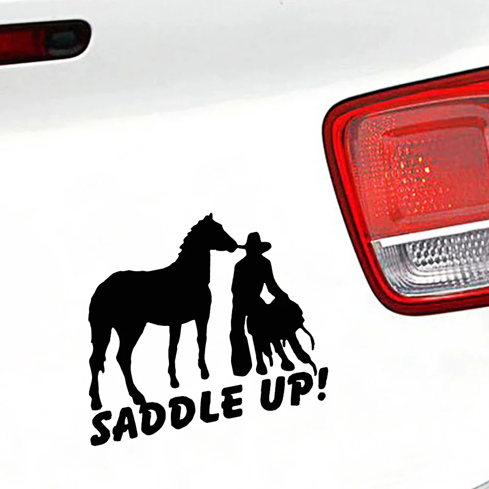 Horse Life Cow Boy Car Decals Products PVC Accessories Sunscreen and Waterproof Motorcycle Stickers Sticker Decoration PVC