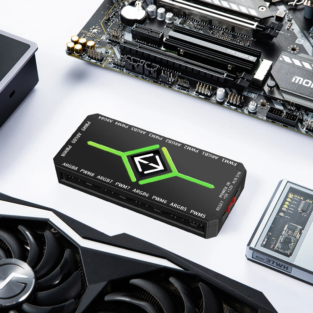 

Магнитный концентратор с 1-9 портами, 3-в-1, 4-контактный PWM, с дистанционным управлением, для вентиляторов PWM и ARGB, с питанием от SATA, для корпуса ПК