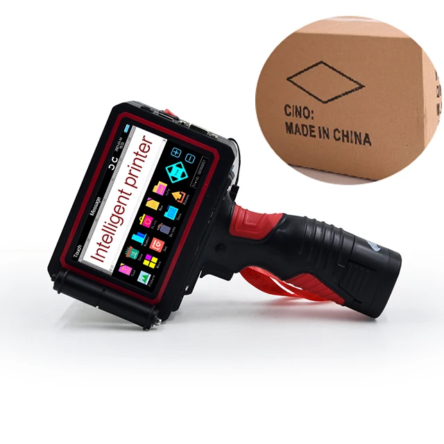 High Quality Thermal Inkjet Portable Expiry Date Hand Jet Batch Coding Machine Handheld Hand Held Inkjet Printer for Woven Bags