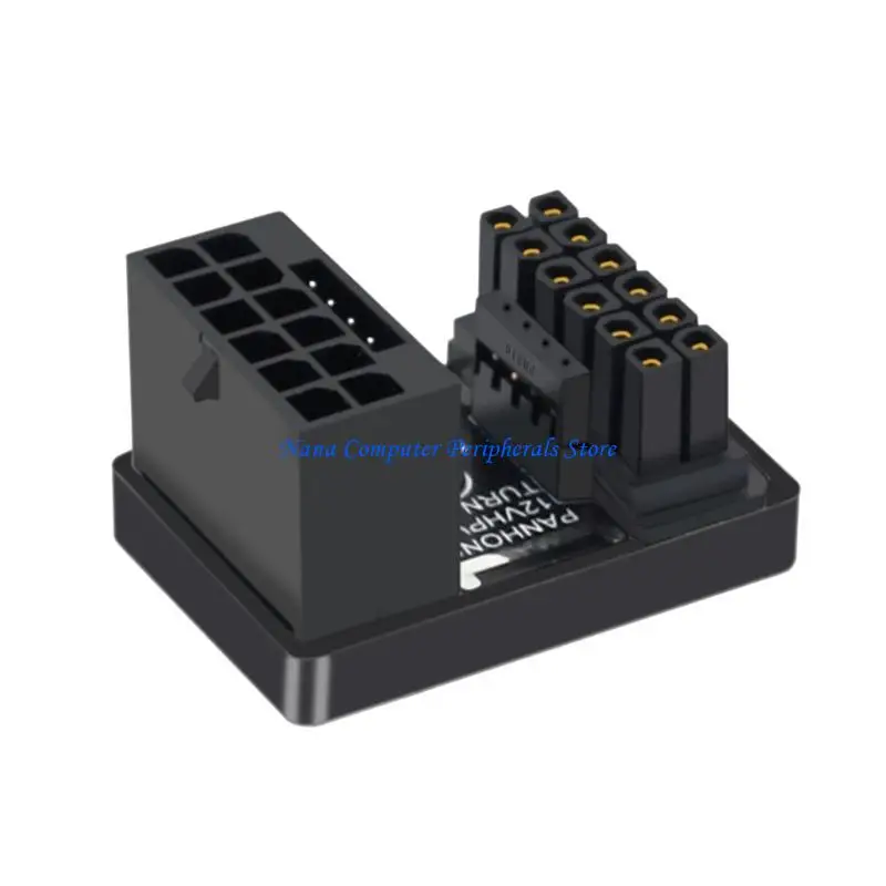 F68C GPU PCIe5.0 16Pin to 16P U Turn 180Degree Connector Power Adapter Male to Female