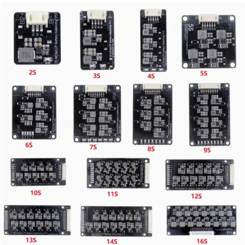 1.2A Balance Li-ion Lipo Lifepo4 Lithium Battery Active Equalizer Balancer Energy Transfer BMS 3S 4S 6S 7S 8S 10S 12S 13S 16S 5S