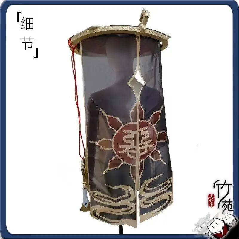 Game Genshin Impact Wanderer Hats Scaramouche Balladeer Cosplay Kunikuzushi Bamboo Hat Game San Bing Hats Halloween Party Prop
