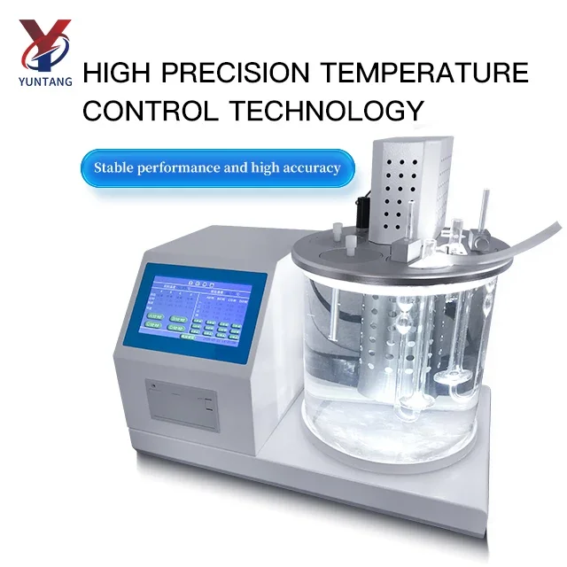 Automatic  Electronic Measuring Instruments Oil Kinematic Viscosity Kinematic Viscosity    Dynamic Viscosity Tester