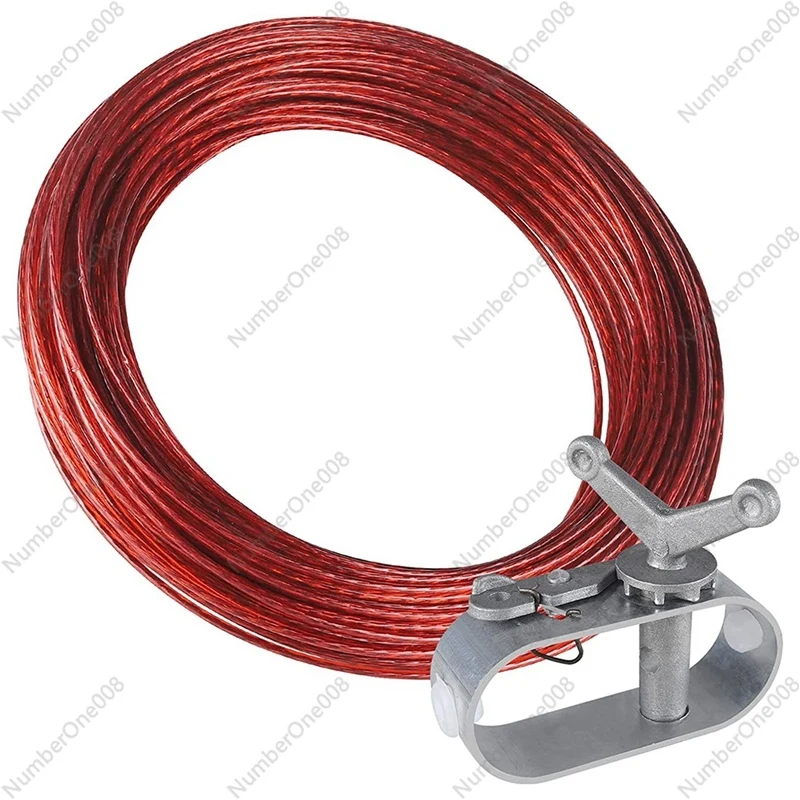 

Swimming Pool Cover Cable & Winch Kit,Pool Cover Cable and Ratchet for Swimming Pool Covers