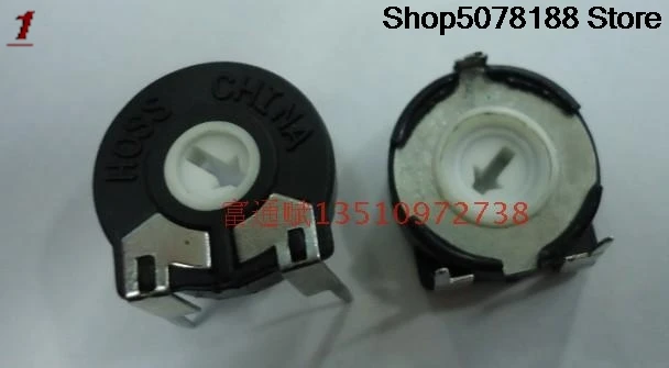 10PCS   High quality potentiometer PT15-1K2K 5K 10K 20K50K100K Horizontal adjustable resistor