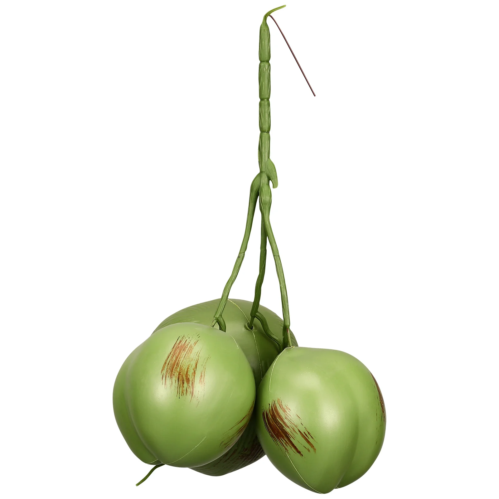 

1 Bunch Artificial Green Fake Coconuts Lifelike Tropical Fruit Decoration Home Decor Photo Props Artificial Coconuts