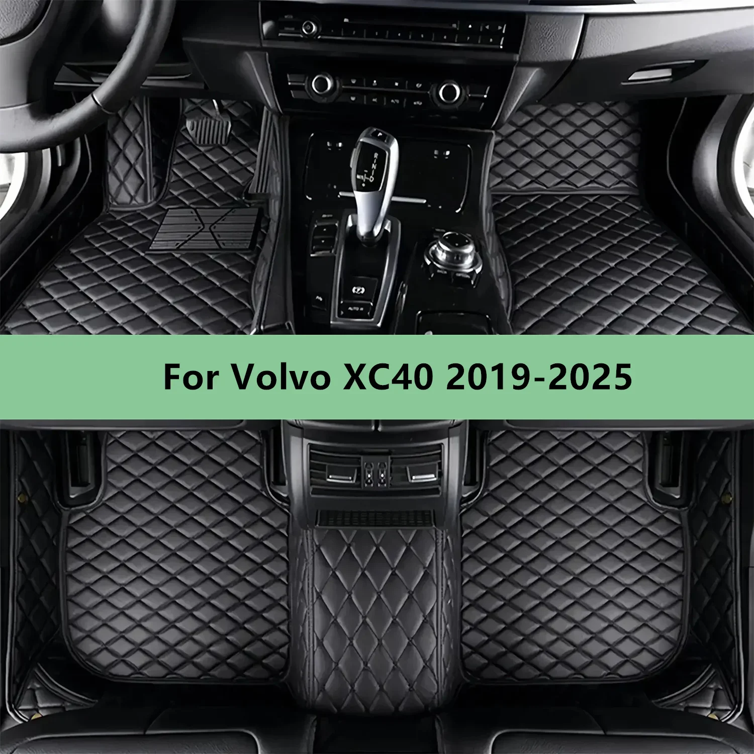 Maßgeschneiderte Auto-Fußmatten für Volvo XC40 2019-2025 Auto-Fußmatten für Männer und Frauen Auto-Zubehör