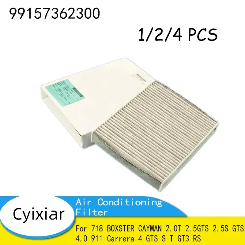 99157362300 Air Conditioner Air Filter for 718 BOXSTER CAYMAN  2.0T 2.5GTS 2.5S GTS 4.0 911 Carrera 4 GTS S T GT3 RS 9P1819631