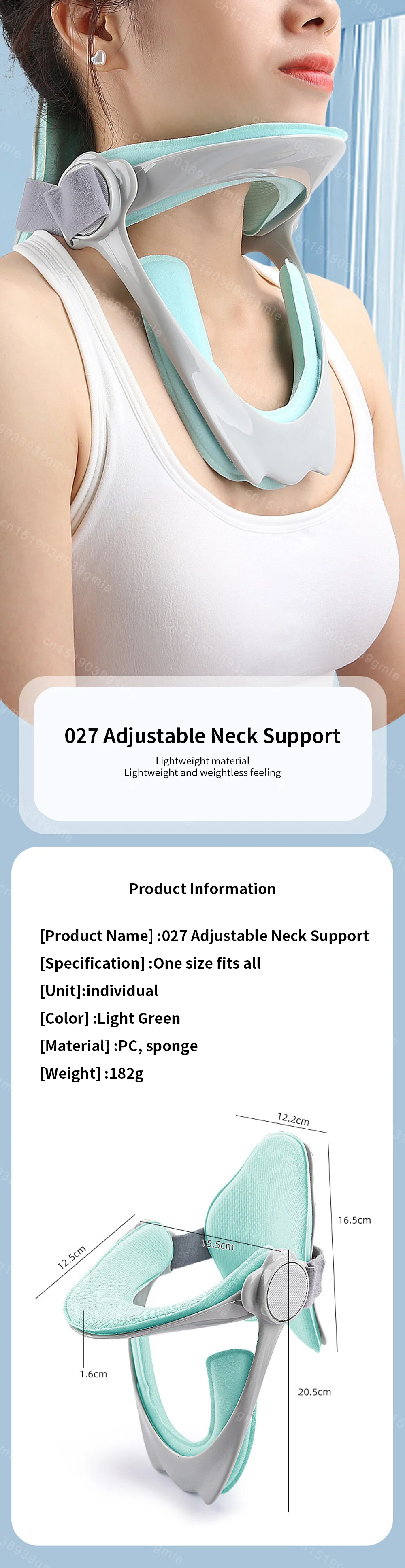 Neck Traction Device Cervical Vertebra Tractor Support Neck Stretcher Posture Corrector Cervical Collar Stretch Neck Care Tool