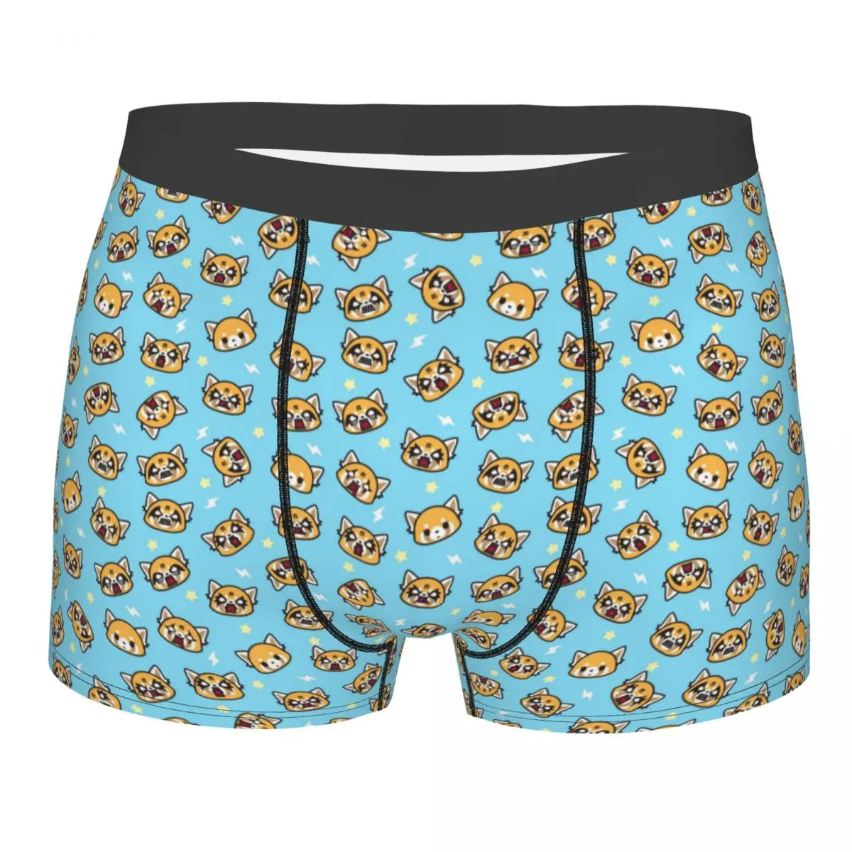 

Custom Aggressive Retsuko Cartoon Underwear Men Breathable Boxer Briefs Shorts Panties Soft Underpants For Male