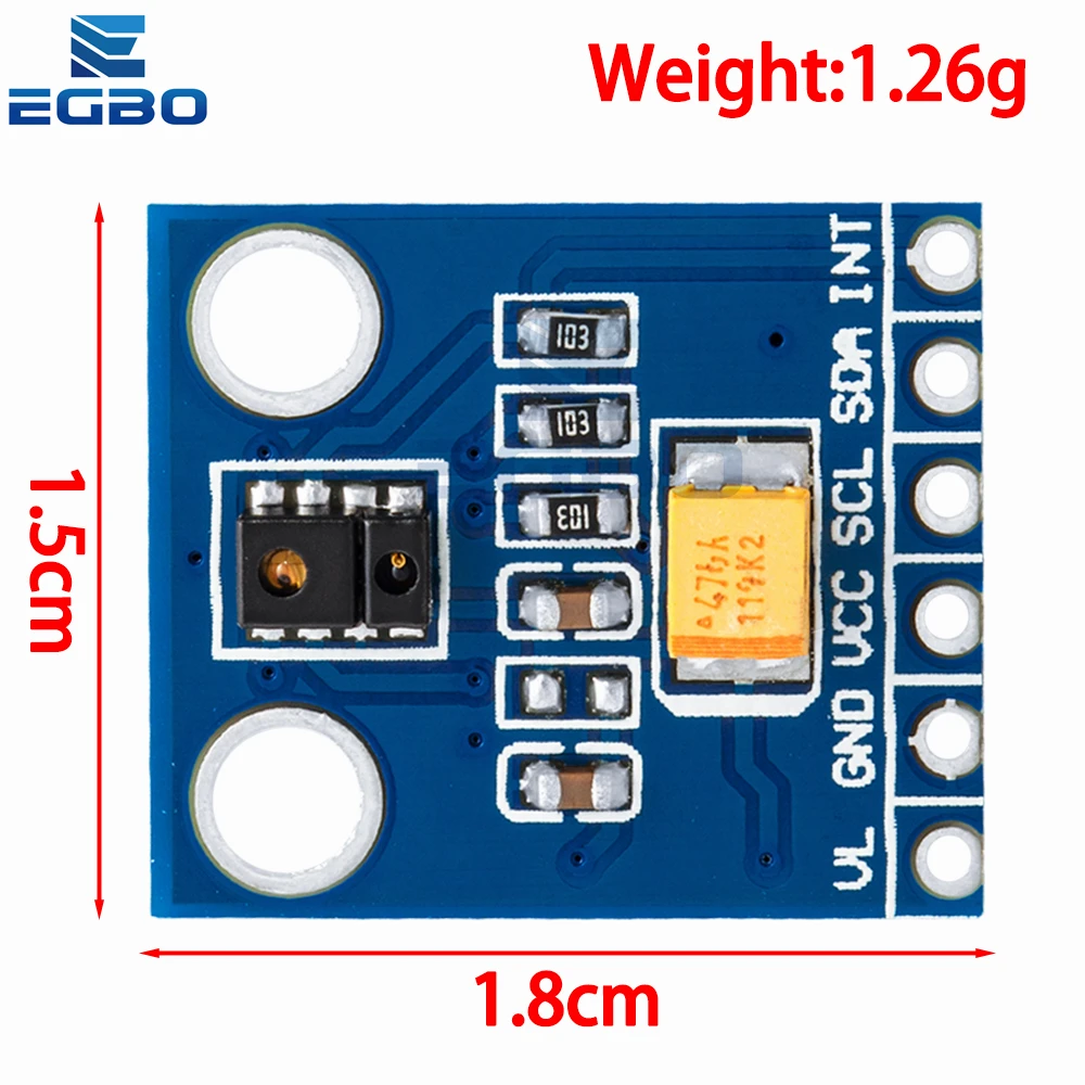 Sensor RGB de proximidad, detección de gestos y postura sin contacto, 1 piezas, APDS-9930, APDS-9960