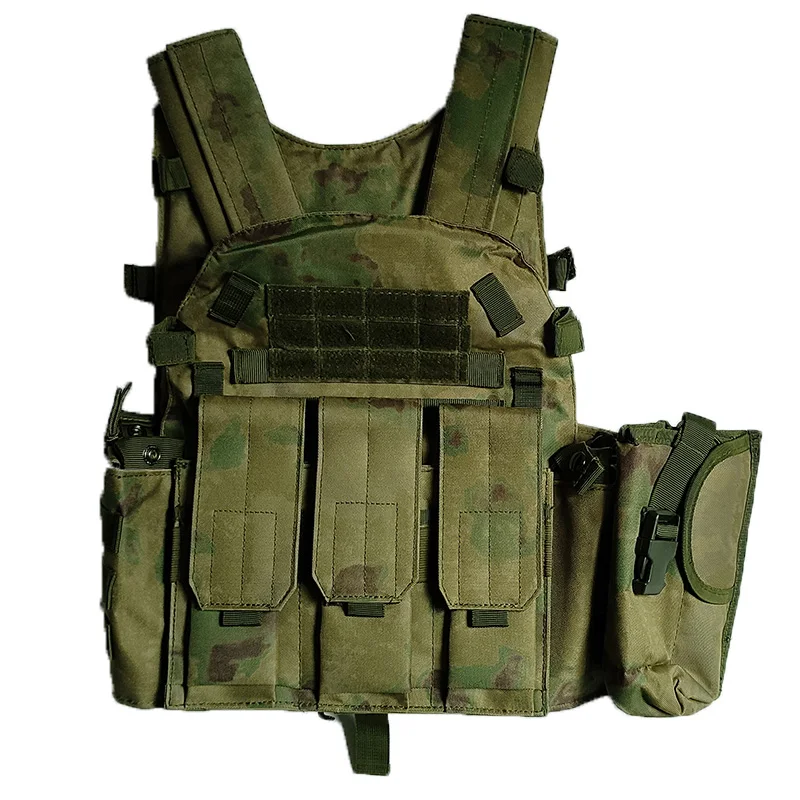 

FG atacs Camo Molle Tactical Vest Body armor Hunting Plate Carrier Airsoft 6094 Combat Gear Camo Military Army Vest Accessories