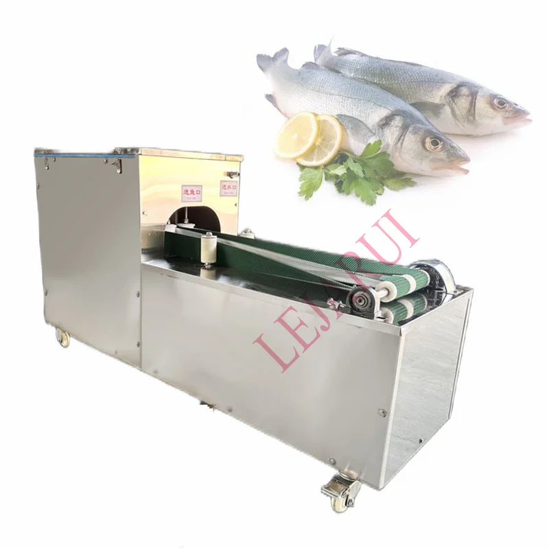 

Fish Scale Processor Open Belly Back Remove Scale Automatic Fish Cleaning Machine Scraping Fish Scale Killing Machine