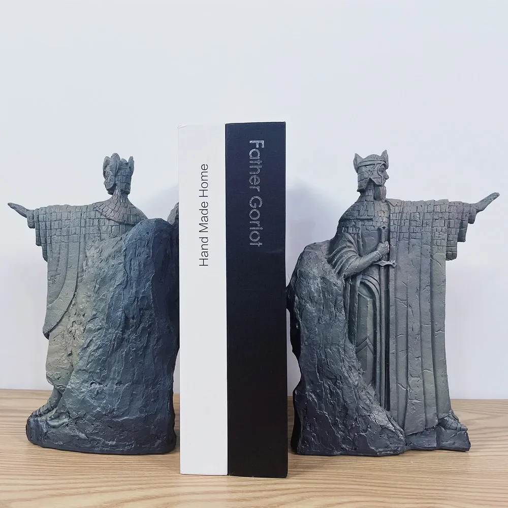 26cm The Argonath Anarion craft figures Gate of Kings resin statue collection model home bookshelves decoration ornament gift