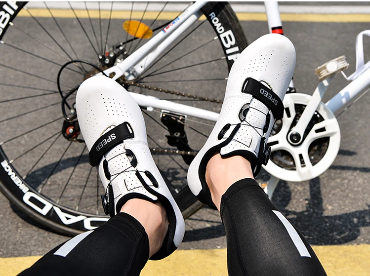 Neue Unisex Pedal Fahrradschuhe Flache Schuhe Geeignet für Bergsport Pedal Selbstsichernde Fahrradschuhe Atmungsaktive Fahrradschuhe – Detail 15