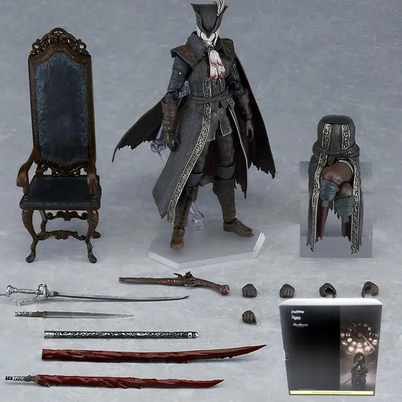 Original Figma Bloodborne The Old Hunters Edition Lady Maria Of The Astral Clocktower DX Edition Anime Figures Model In Stock