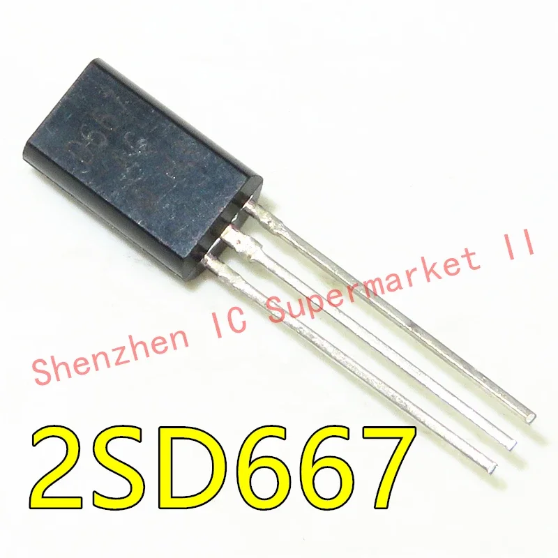 D667 2SD667 TO-92L 1A 120V Silicon NPN transistor in a TO-92LM Plastic Package