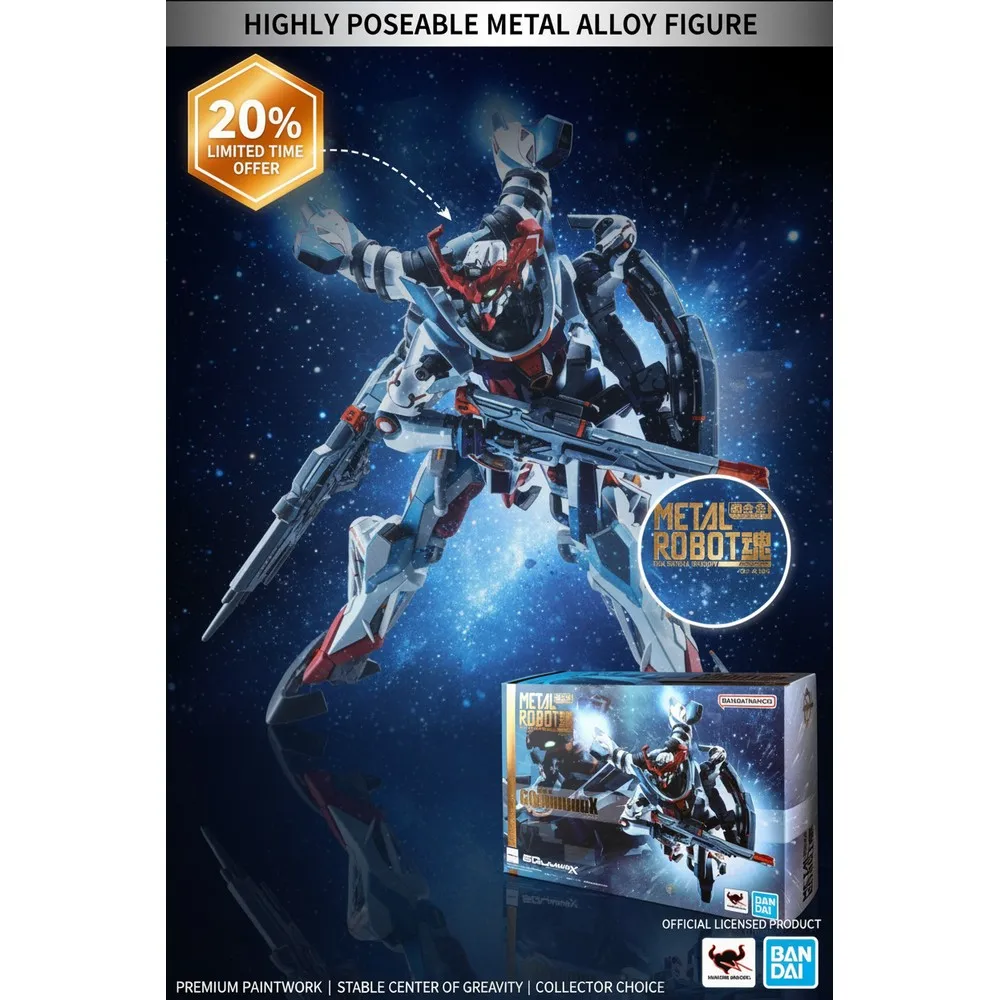 

Bandai METAL ROBOT Spirits Gundam GQuuuuuuX Diecast Action Figure Mobile Suit Gundam GQuuuuuuX 2025 New Anime Collectible Model