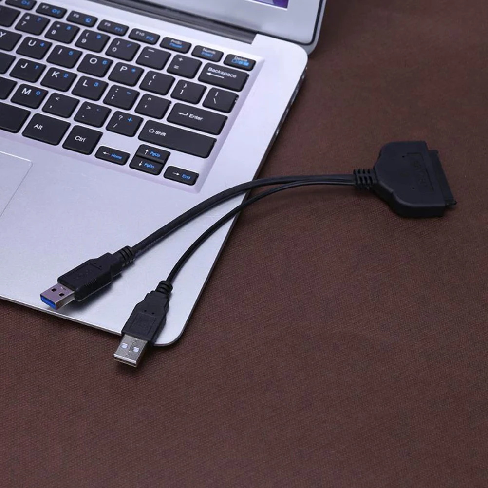 

To Usb 3.0 Converter Cable 6Gbps External Hard Drive Adapter Universal Data Transfer Cable For 2.5 Inch Ssd Black