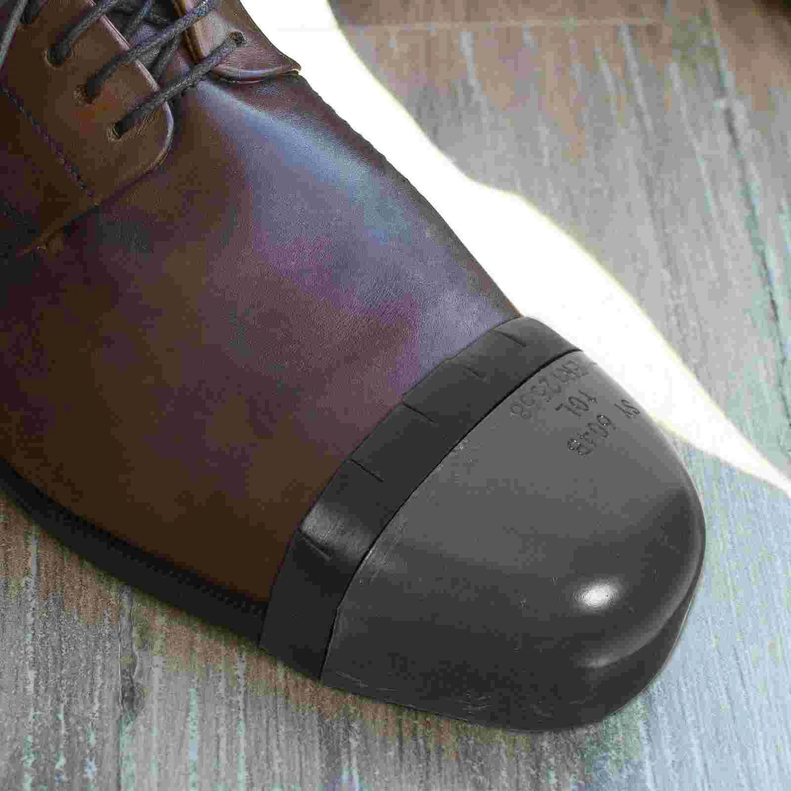 Anti smash Anti puncture Steel Size Fits All 40 Shoe Toe Covers Guard Work Shoe Toe Protective Covers Simple Delicate