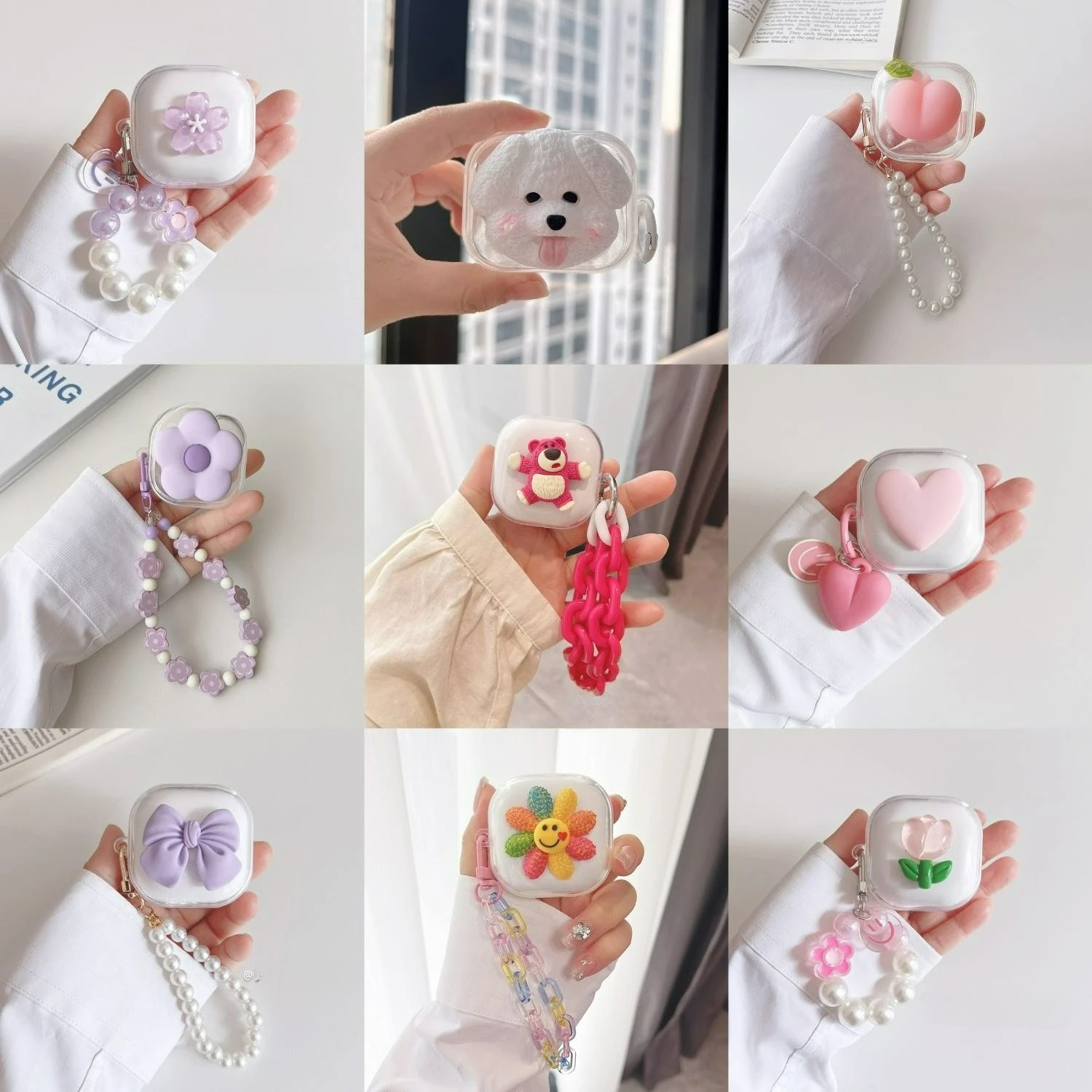 

new Cartoon Case for Samsung Galaxy Buds 4/Buds 4 Pro Headphone Case Transparent Soft Shell Cover Bluetooth Earphone Accessories