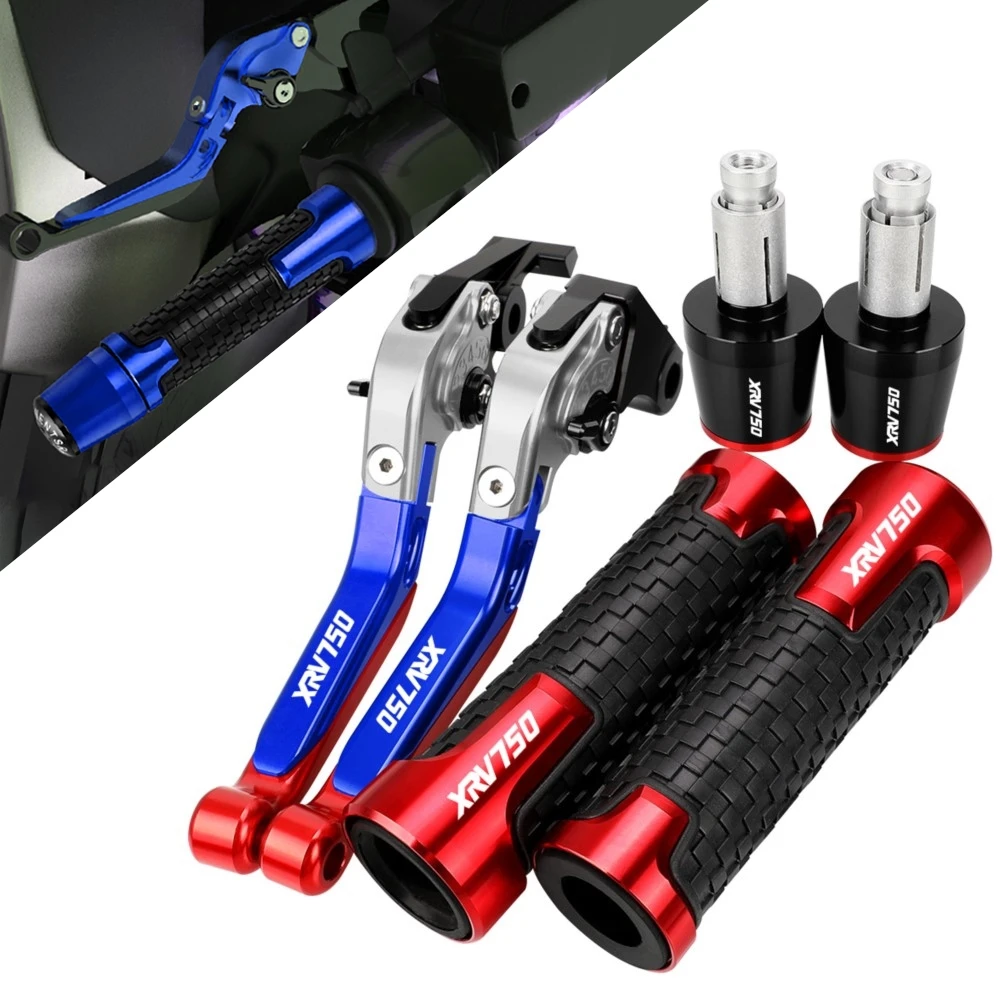 For Honda XRV750L-Y XRV 750 XRV750 AFRICA TWIN 1990-2003 Motorcycle Extendable Brake Clutch Levers Handlebar Grips Ends