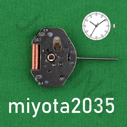 Montre à mouvement à quartz Miyota 2035, 3 aiguilles, 2035 le moins cher, 6, 2035 × 8 ', recommande en effet 3/4mm, 3.15, 2035, vente en gros