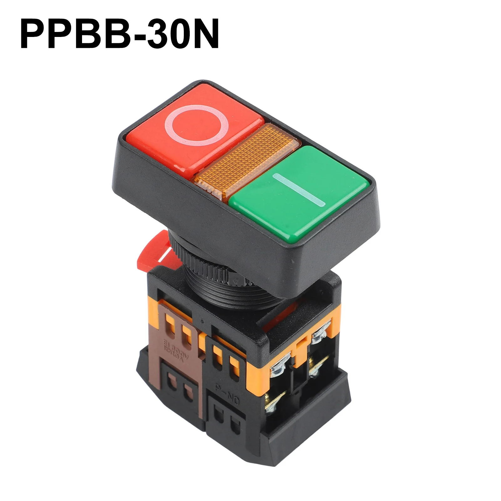 For Electrical Cabinets 5.5*3.2*8 Cm Dual Button Switch -30 100 C Operating Temperature 1,000,000 Electrical Cycles