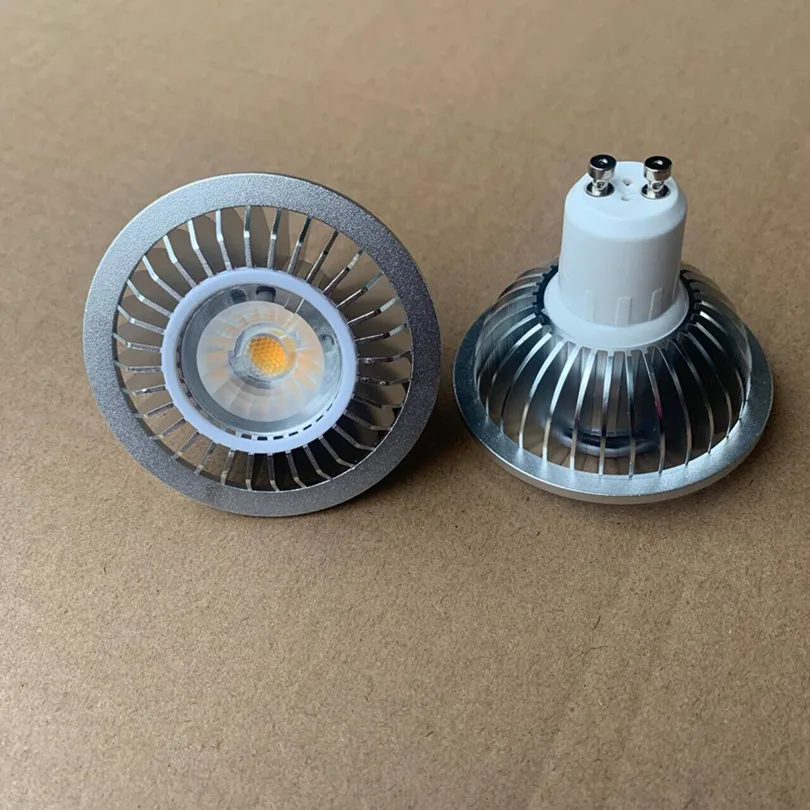 BA15D AR70 LED Bulb Lamp Dimmable 7W COB LED Spotlight Indoor Lighting Aliminum DC12V AC110V 220V