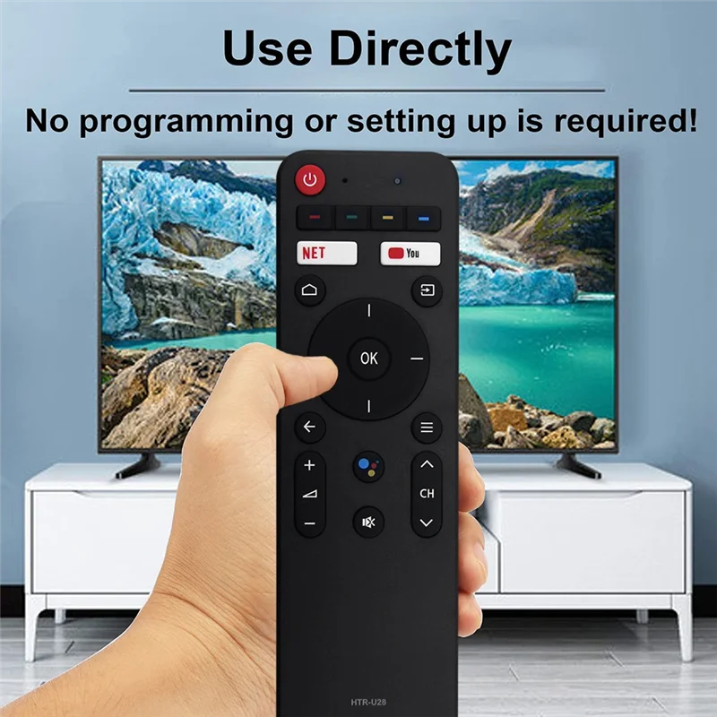 【Price Drop !!】HTR-U28 Replace Remote Control For Haier Smart Android TV LE40K6600G H50S6UG