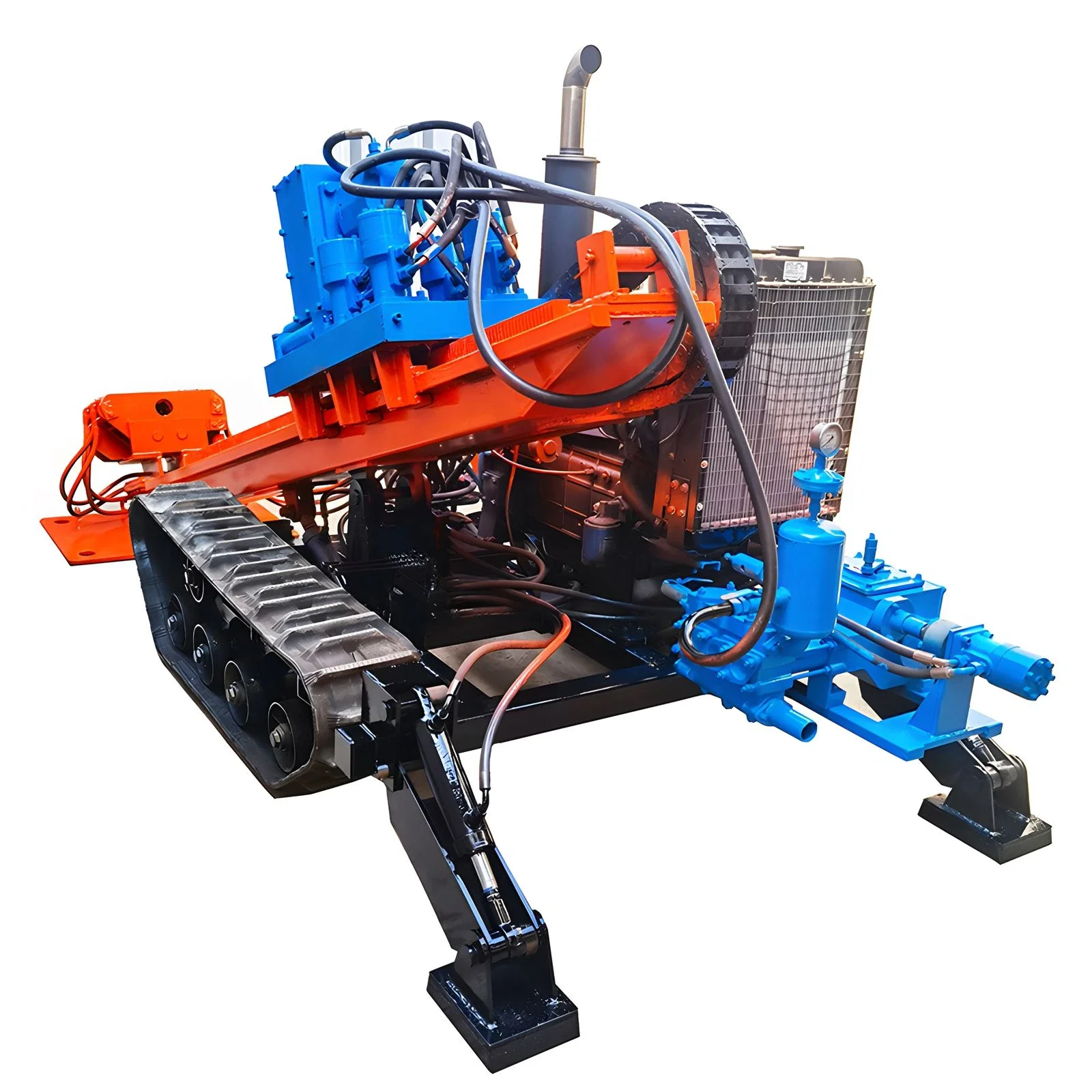 Hydraulic Underground Mining Tunnel Drilling Rig Machinery With Rotary Drilling Head