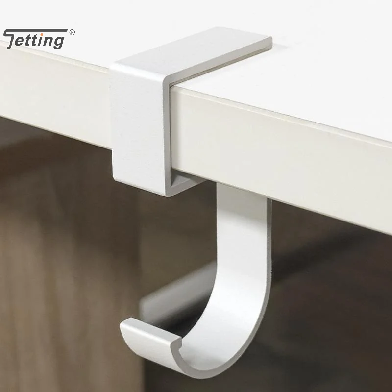Desk Bag Hook Anti-Slip Sleek Hanger For Office & Student Desk Storage Punch-free Removable Utility Table Hooks Purse Hook