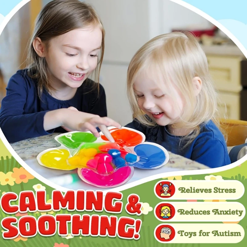 Colorful Montessoris Toy Accessory for Kids  Safe Soft Materials Sorting Game Promotes Sensory Development and Learning