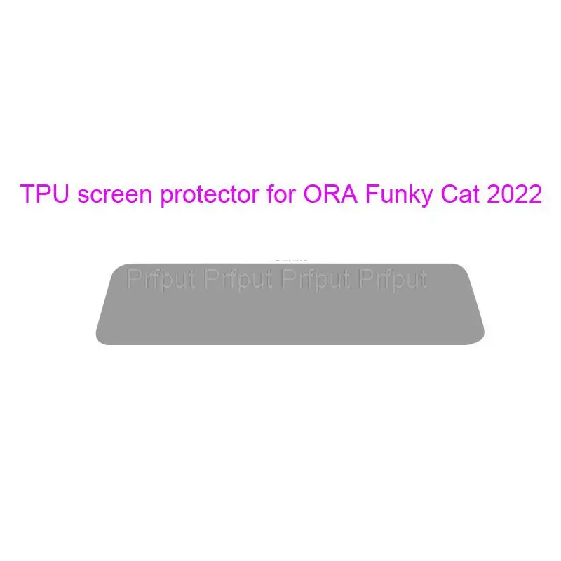 For ORA Funky Cat 2022 Car Interior Center console Transparent TPU Protective film Anti-scratc Repair film Accessorie Refit