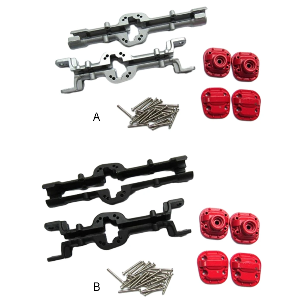 RCGOFOLLOW MN 1/12 D90 D91 D96 99S Remote Control Vehicle Metal Upgrade Differential Front and Rear Axle Assembly Kits