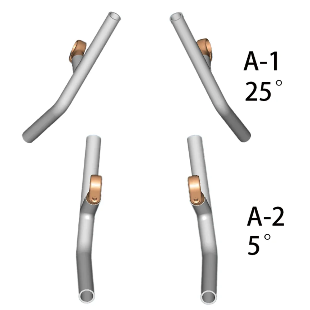 Carbon Fiber With Mountain Bicycle Handle Converted To Road Bend Handle Small Bike Handle Extended By 5 ° 25 ° Modified Parts