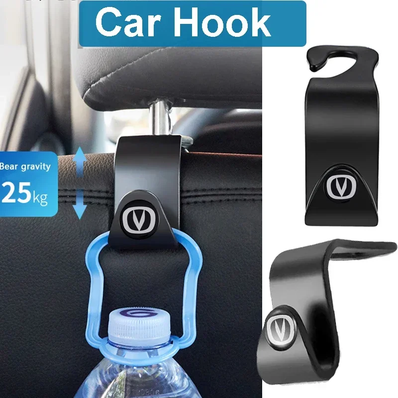 2pcs/4pcs Car Decoration Seat Hook Organizer Holder For Changan Logo CS75 Alsvin V7 CX70 CS35 CS15 CS85 CS95 CS55 Eado CX20 CX30