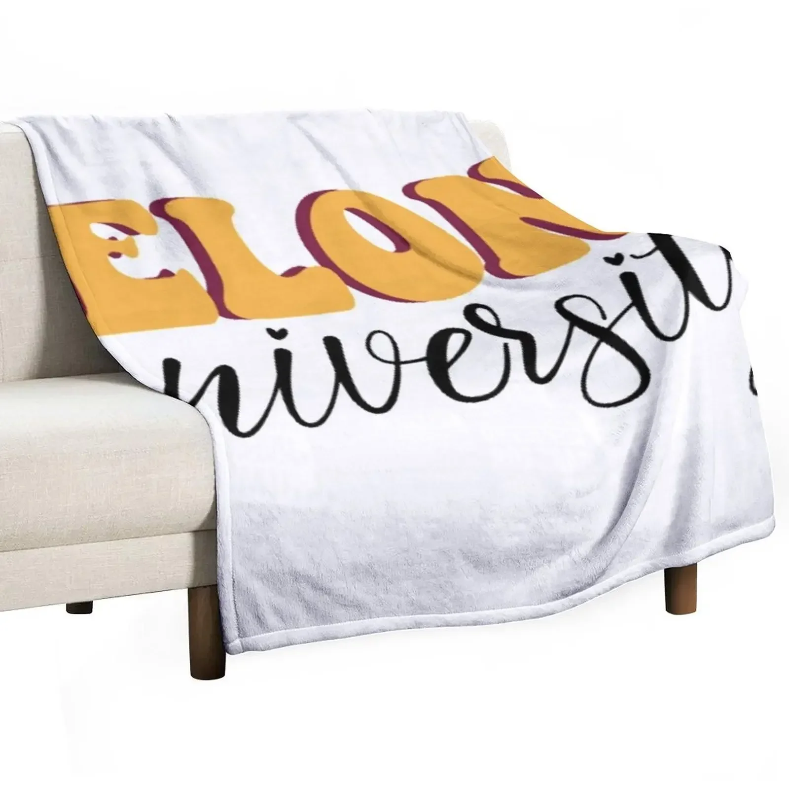 

elon university Throw Blanket Winter beds Weighted Blankets