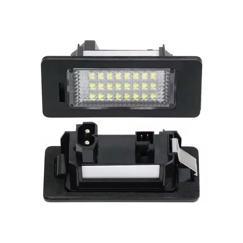 2PCS 6000k White Number Plate Lights For BMW E90 M3 E91 E92 E70 X5 X6 E39 F30 E60 E61 E93 LED Number License Plate Light Lamps view 2