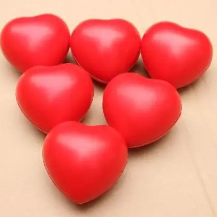 Heart Shaped Stress Relieve Ball For Kids Adults Toys Gift