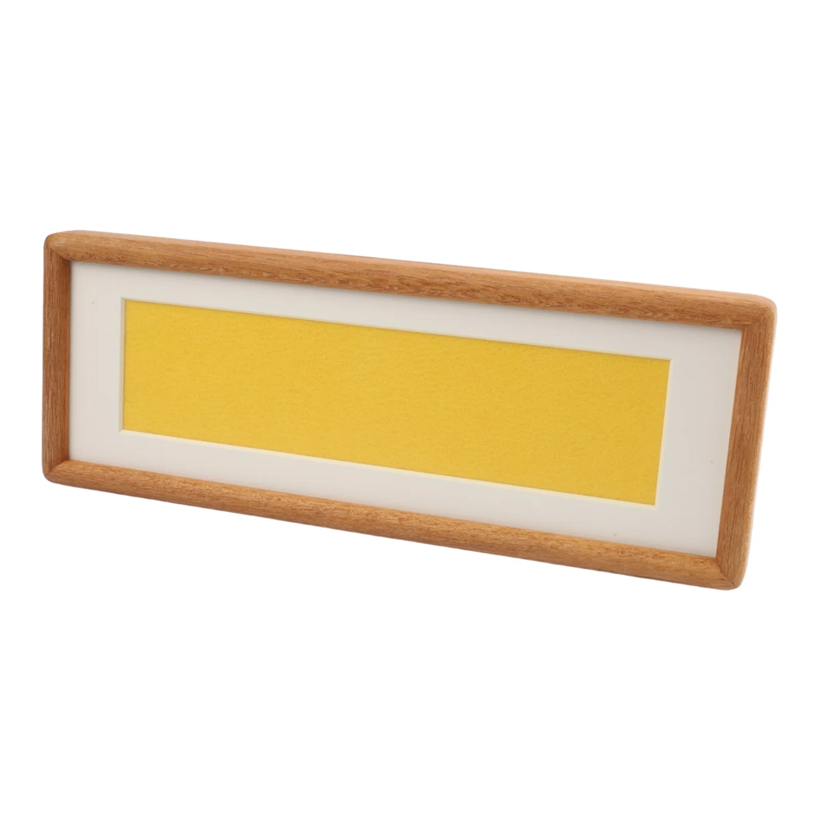 Walnut Color Solid Wood Photo Frame Stylish Photo Holder Memory Showcase Long Lasting Material Sturdy Construction