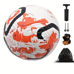 Size 5 soccer Match Training Football machine stitched soccer with inflatable pump kit