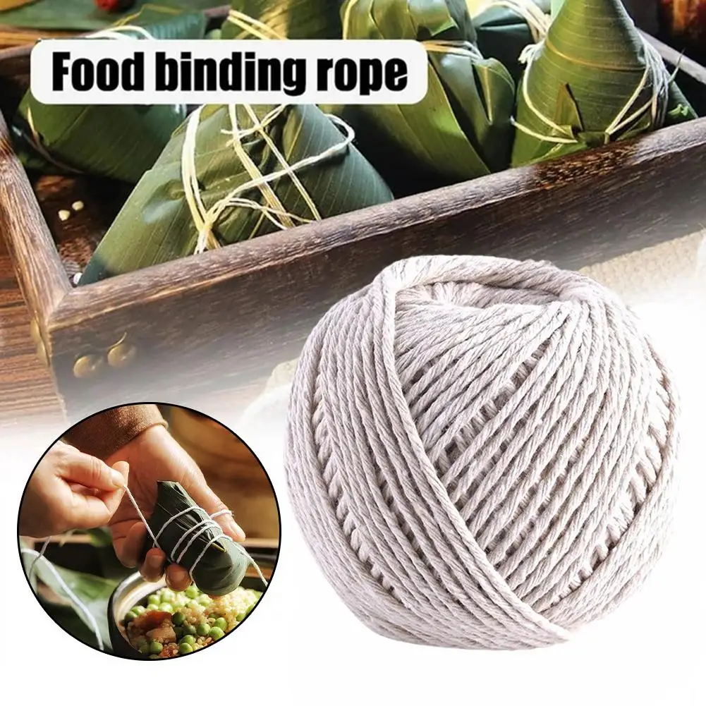 

white Cotton Rope 1.5mm Dragon Boat Festival Bundle Zongzi Rope Zongzi Wrapping Rope Decorative Thread Packaging J3E2