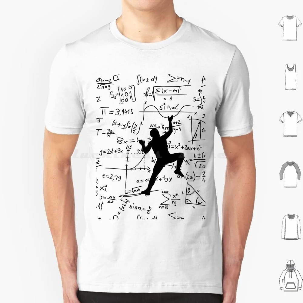 Problem Solving Math. Rock Climbing. Bouldering T Shirt Cotton Men Women DIY Print Bouldering Boulderer Boulder Funny